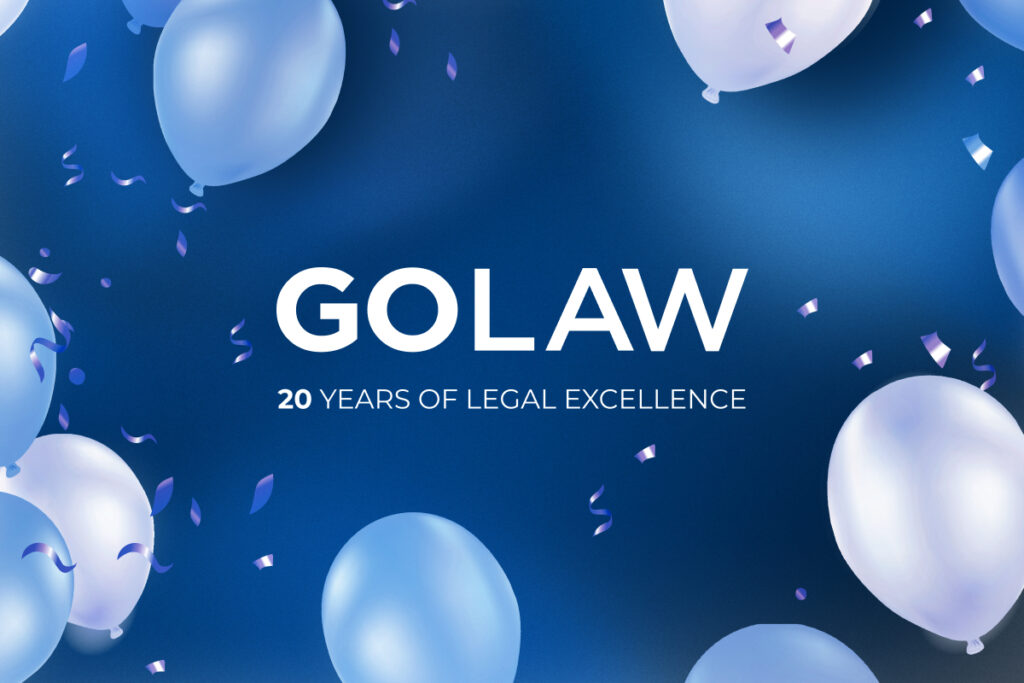 20 Years of Legal Excellence: Celebrating GOLAW's Milestone Anniversary