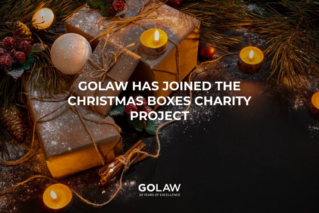 GOLAW Contributes to the Christmas Boxes Project for Children of Heroes