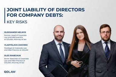 Joint liability of directors for company debts: key risks